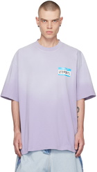 VETEMENTS Purple 'My Name Is' T-Shirt