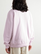 Marant - Mikis Logo-Embroidered Cotton-Blend Jersey Sweatshirt - Pink