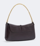 Balmain Metropolis croc-effect leather shoulder bag