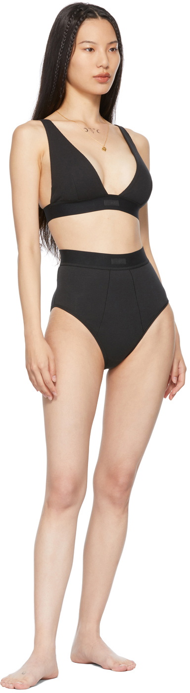 SKIMS Black Cotton 2.0 Rib Briefs SKIMS