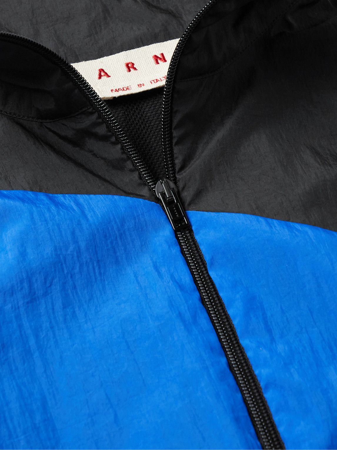 Marni - Oversized Striped Nylon Jacket - Blue Marni