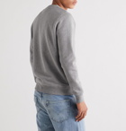 Loewe - Slim-Fit Logo-Embroidered Loopback Cotton-Jersey Sweatshirt - Gray