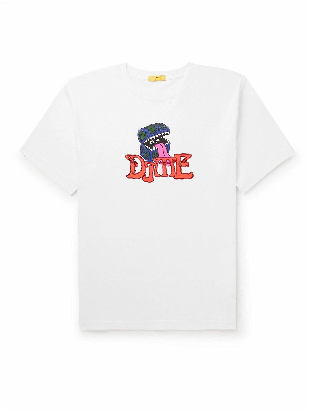 Photo: DIME - Mimic Logo-Print Cotton-Jersey T-Shirt - White
