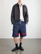 KAPITAL - Nouvelle Shuttle Straight-Leg Denim Shorts - Blue