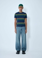 Miu Miu Striped Cotton Jersey T-Shirt