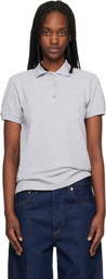 Maison Kitsuné Gray Baby Fox Regular Polo