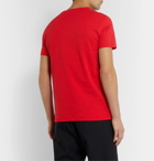 Alexander McQueen - Printed Cotton-Jersey T-Shirt - Red