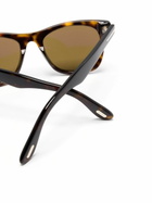 TOM FORD Eyewear Brown Kevyn Square-Frame Sunglasses