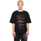 We11done Black Gradient Logo T-shirt