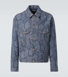 Etro Paisley denim jacket