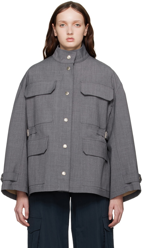 Photo: System Gray Flap Pocket Jacket