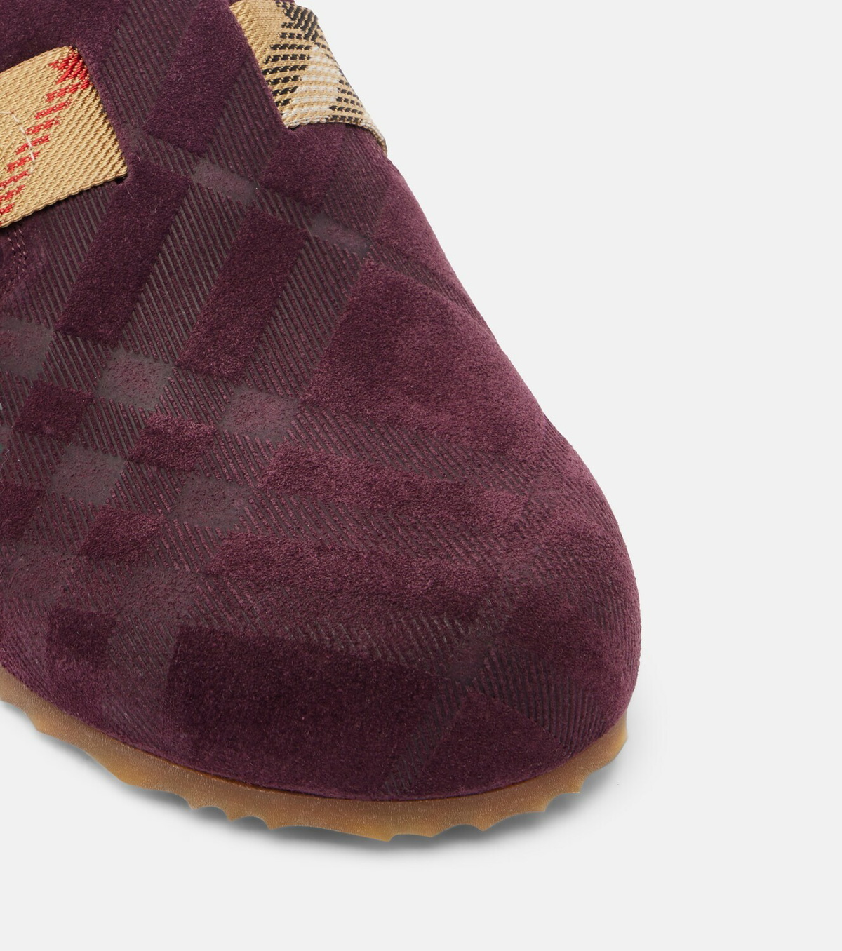Burberry Urchin suede clogs