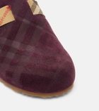 Burberry Urchin suede clogs