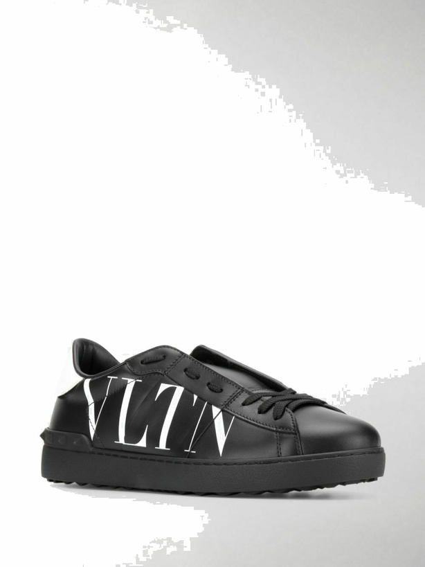 Photo: VALENTINO GARAVANI - Open Vltn Leather Sneakers