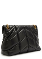Saint Laurent Lou Puffer Medium Leather Shoulder bag - Black - One Size
