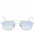 Monokel Dion Sunglasses in Silver/Blue 