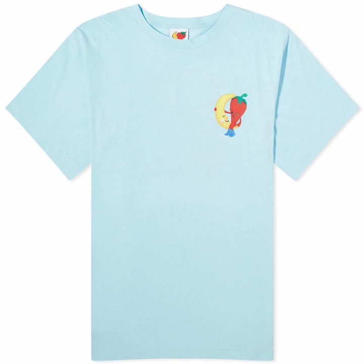 Photo: Sky High Farm Men's Shana Graphic T-Shirt in Blue