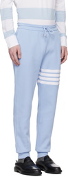 Thom Browne Blue 4-Bar Lounge Pants