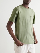 Folk - Assembly Logo-Appliquéd Cotton-Jersey T-Shirt - Green
