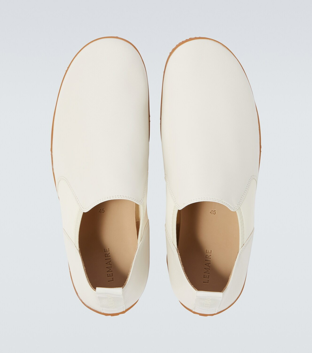 Lemaire Vibram Glove leather slip-on shoes