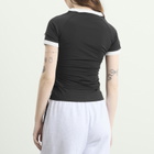 Adidas Women's Layered Cali T-Shirt in Black/Black