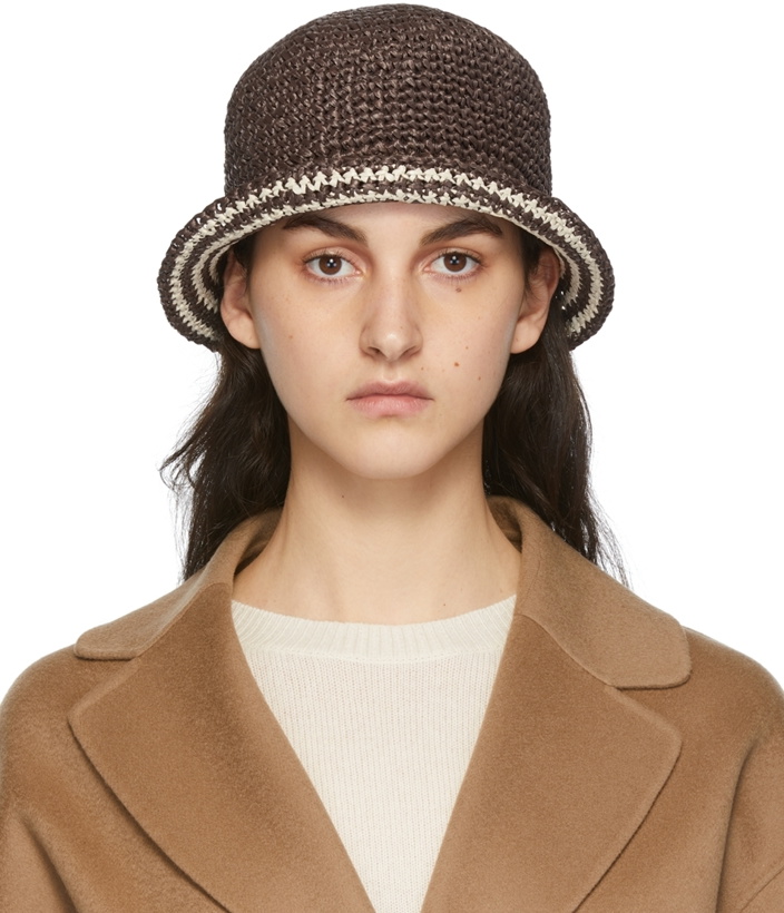 Photo: S Max Mara Brown Raffia Beach Hat