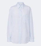 The Row Gavina cotton chambray shirt