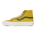Vans Yellow and Green OG Sk8-Hi LX Sneakers
