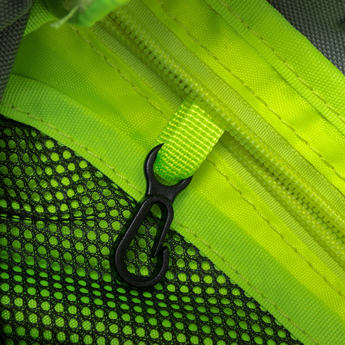 Elliker Twin Pocket Sacoche Bag in Grey Neon 