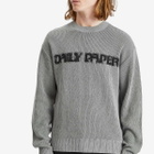 Daily Paper Men's Logo Knit Sweater in Wet Weather