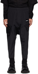 Julius Black Paneled Cargo Pants