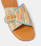 Clergerie Irme raffia slides