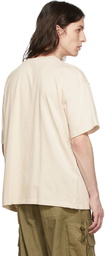 ADISH Beige Small Talk Studio Edition T-Shirt