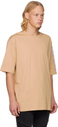 Balmain Beige Printed T-Shirt