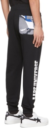 AAPE by A Bathing Ape Black Logo lounge Pants