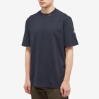 Moncler Men's Logo Collar T-Shirt in Navy