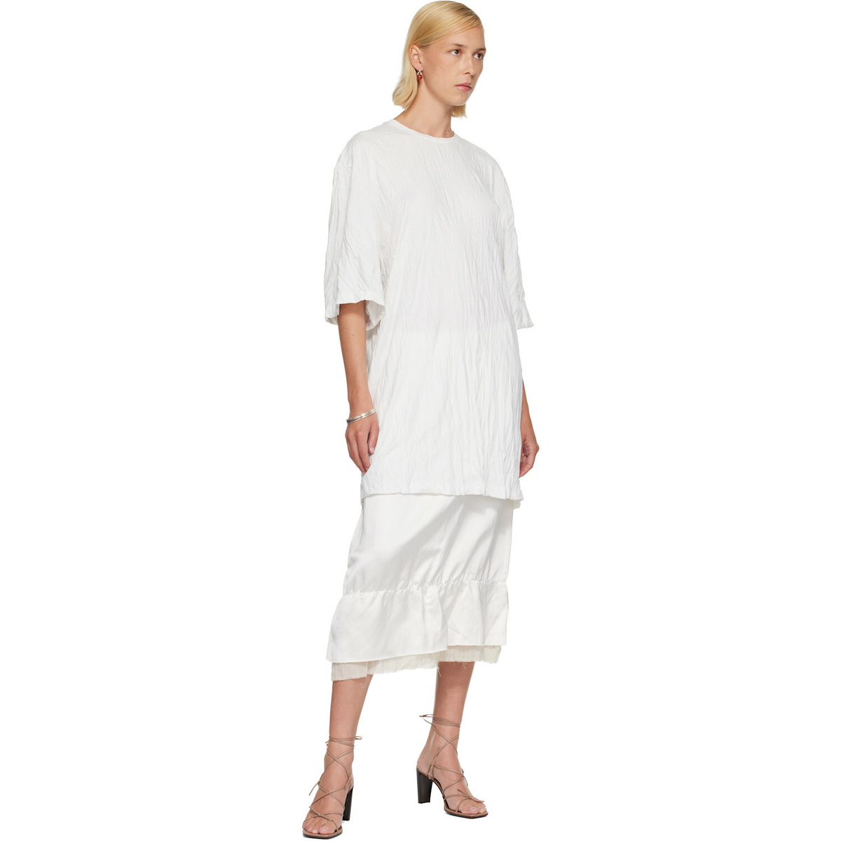 TOTEME White Relaxed Tee Minidress