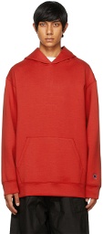 Needles Red Jersey Classic Hoodie