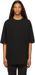 N.Hoolywood Black Cotton Jersey T-Shirt