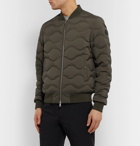 Moncler - Quilted Shell Down Bomber Jacket - Green