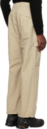 Stone Island Beige Patch Cargo Pants