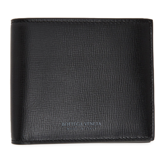 Photo: Bottega Veneta Black Calfskin Bifold Wallet