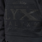 1017 ALYX 9SM Men's Pique Popover Hoodie in Black