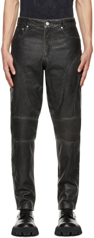 Photo: Han Kjobenhavn Black Leather Pants