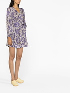 ZIMMERMANN - Paisley Print Linen Short Dress