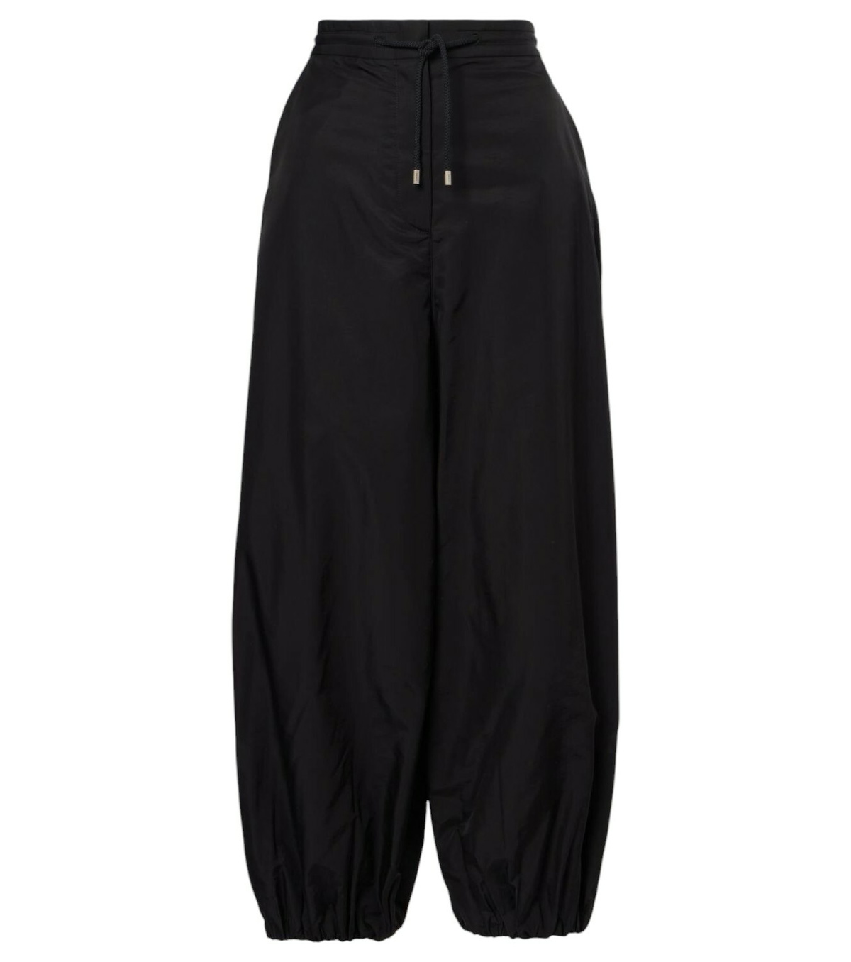 Loewe High-rise wool and silk straight pants Loewe