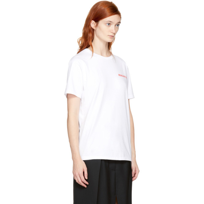 Bianca Chandon White Read My Lips T-Shirt