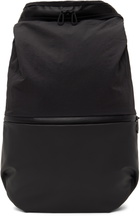 Côte&Ciel Black Nile S Smooth Colour Accent Backpack