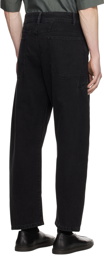 LEMAIRE Black Twisted Jeans