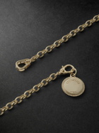 Foundrae - Heavy Belcher Sister Hook Protection Gold Diamond Pendant Necklace